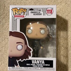 Funko Pop Vanya Figure with Black Outfit (BROKEN STAND!)